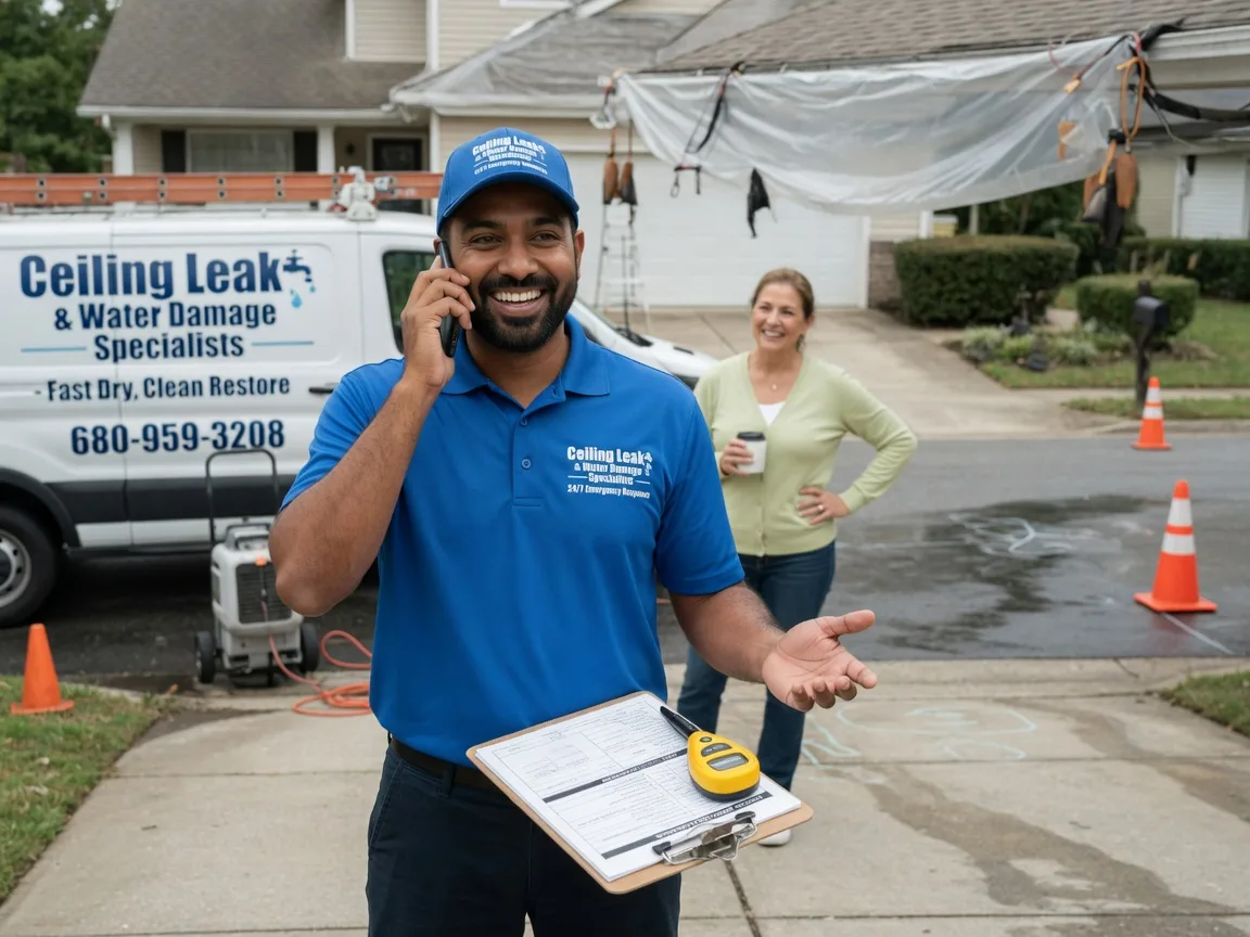 Ceiling Leak Cleanup Grover, WY FAQs